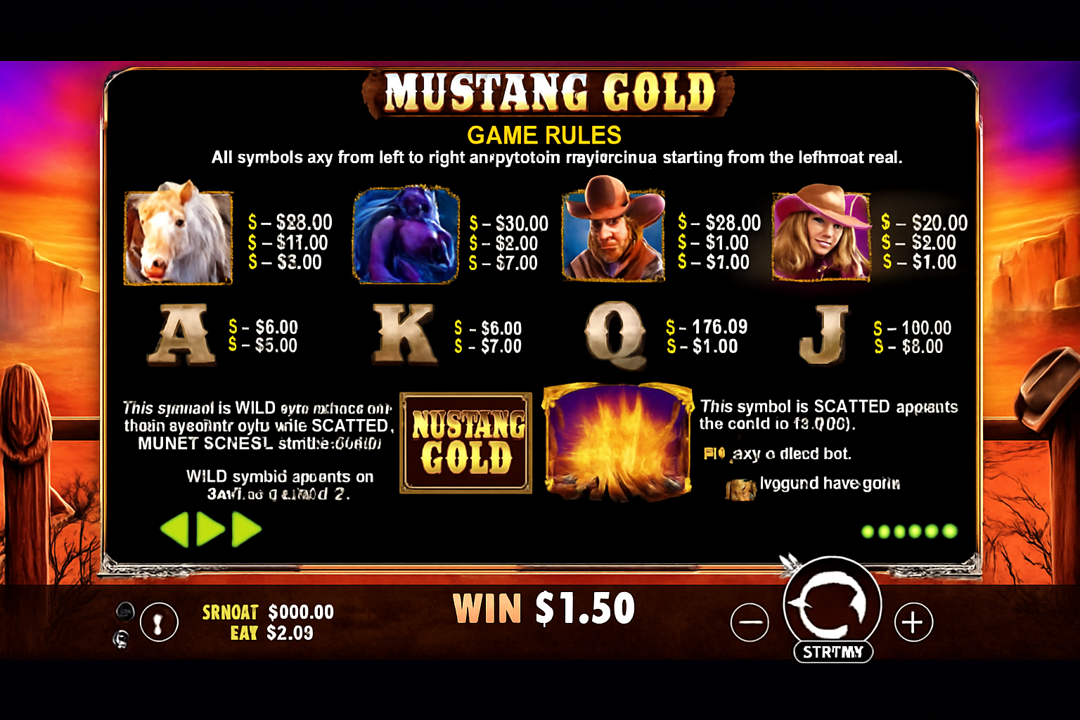 Mustang Gold gameplay